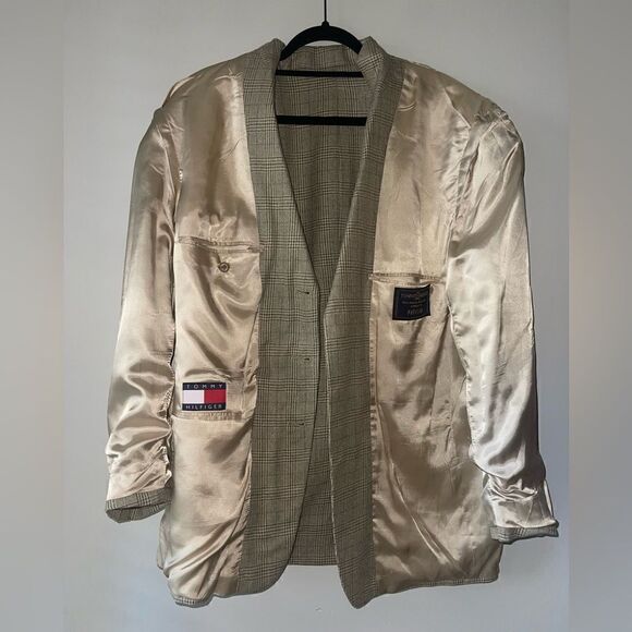 Tommy Hilfiger Vintage Tweed Blazer Size 43R - Picture 3 of 16